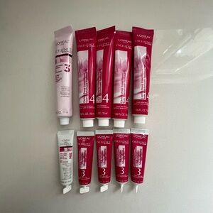 LOREAL EXCELLENCE Deep Conditioner #4 After Color Shampoo #3 Pre-Color Treatment